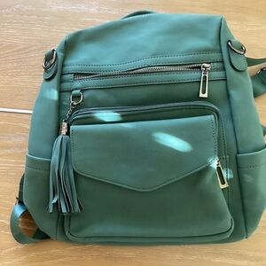 Stylish Green Backpack for Women